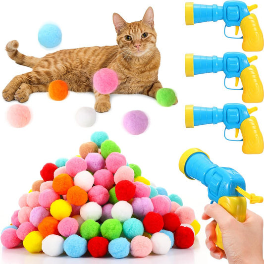 LANZADOR DE PELOTAS PARA GATO